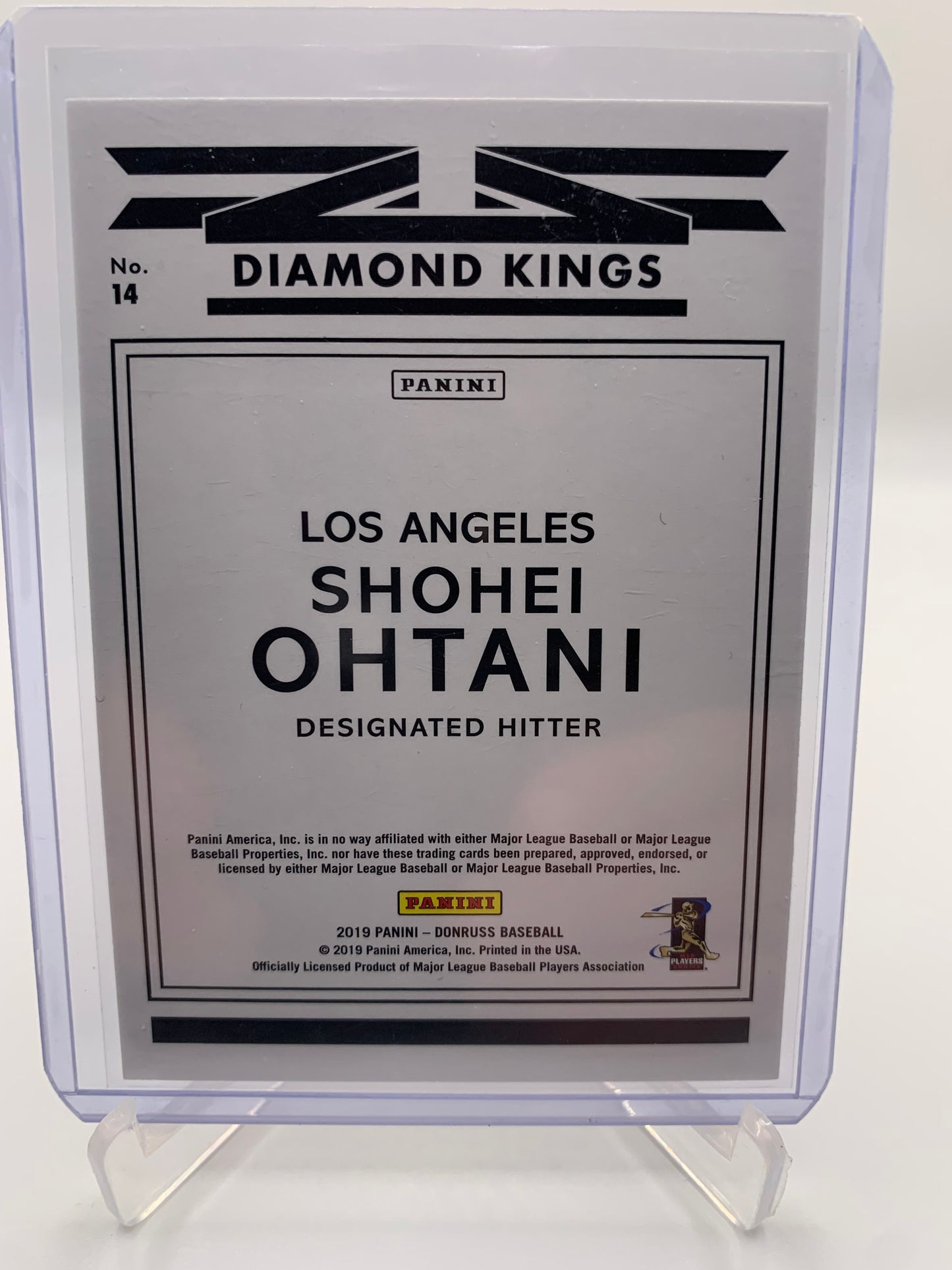 2019 Panini Donruss Baseball - Shohei Ohtani ‘Diamond Kings’