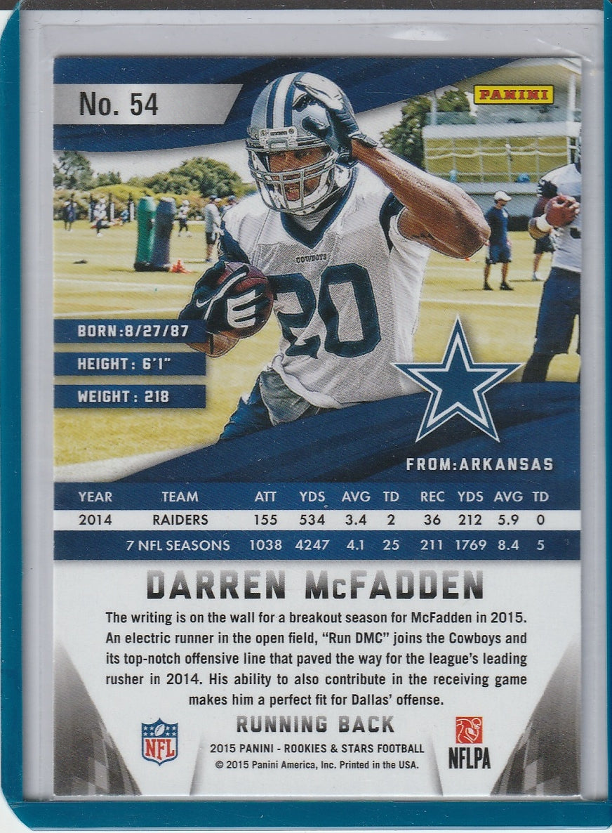 2015 Panini Rookies and Stars - Darren McFadden 'Longevity'