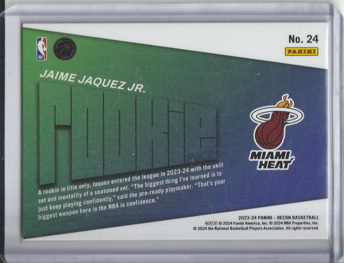 2023-24 Panini Recon Basketball - Jaime Jaquez Jr. 'Rookie Recon' RC