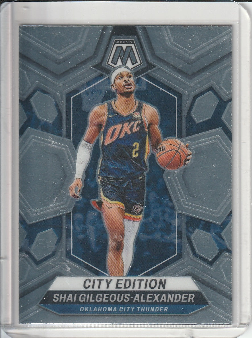 2023-24 Panini Mosaic Basketball - Shai Gilgeous-Alexander 'City Edition'