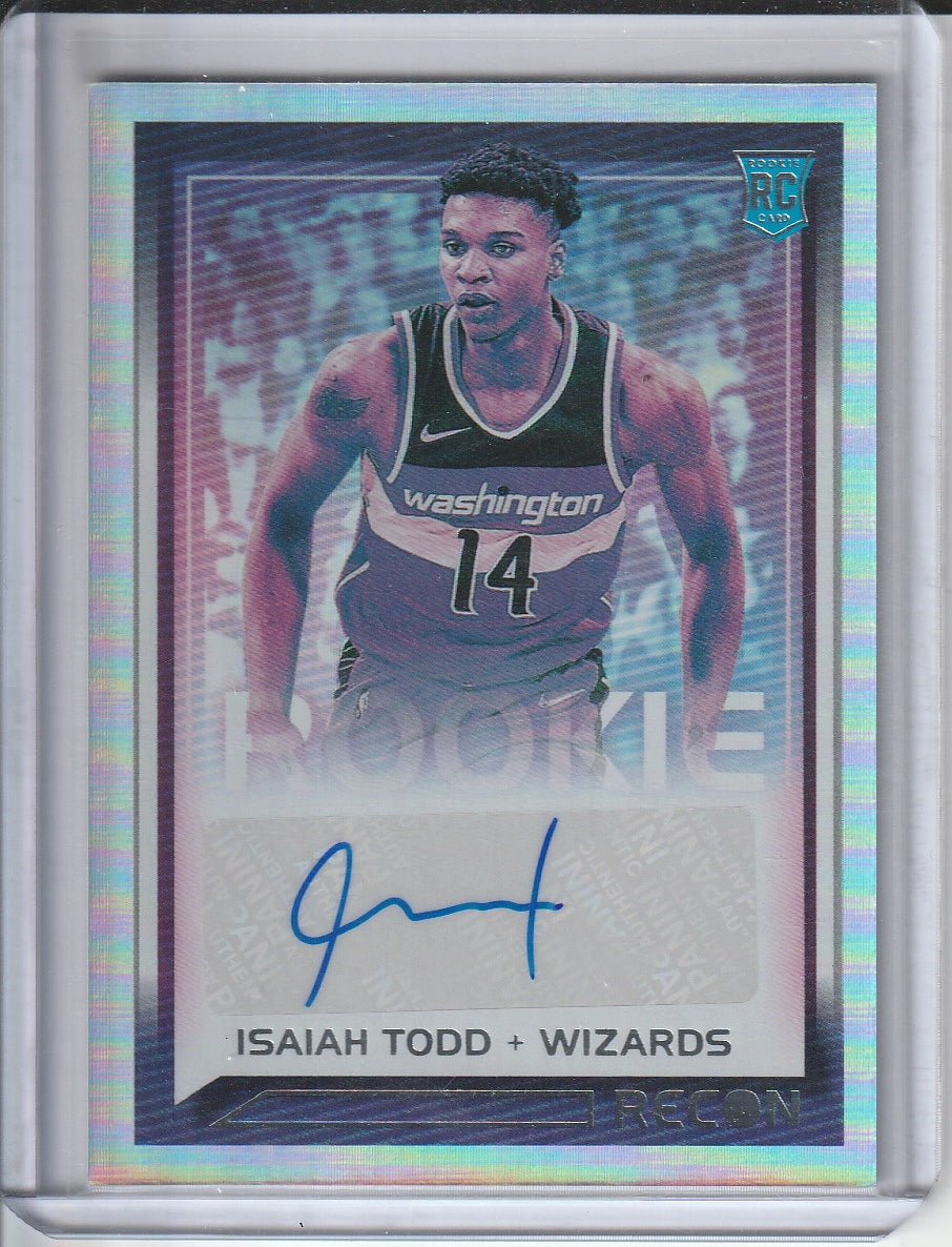 2021-22 Panini Recon Basketball - Isaiah Todd 'Rookie Signatures' RC Rookie
