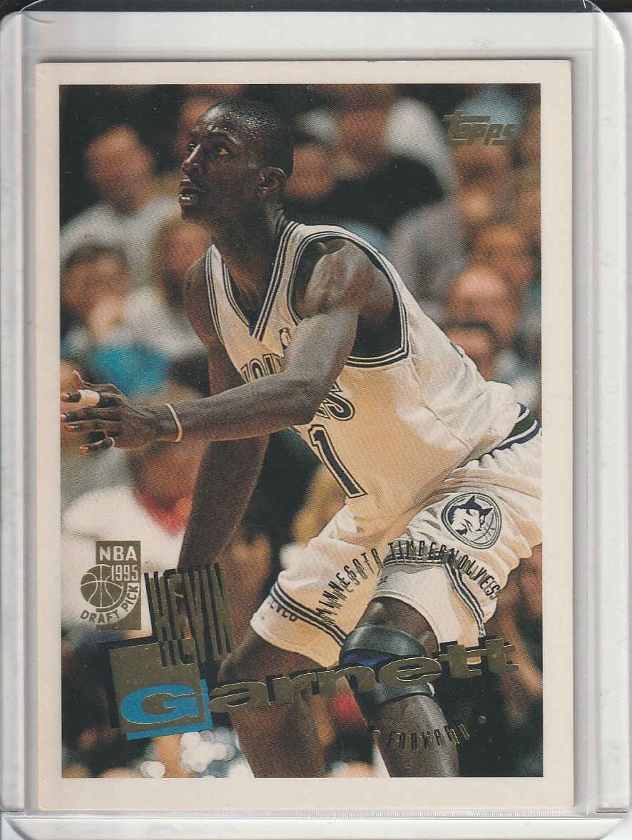 1995-96 Topps Basketball - Kevin Garnet RC Rookie