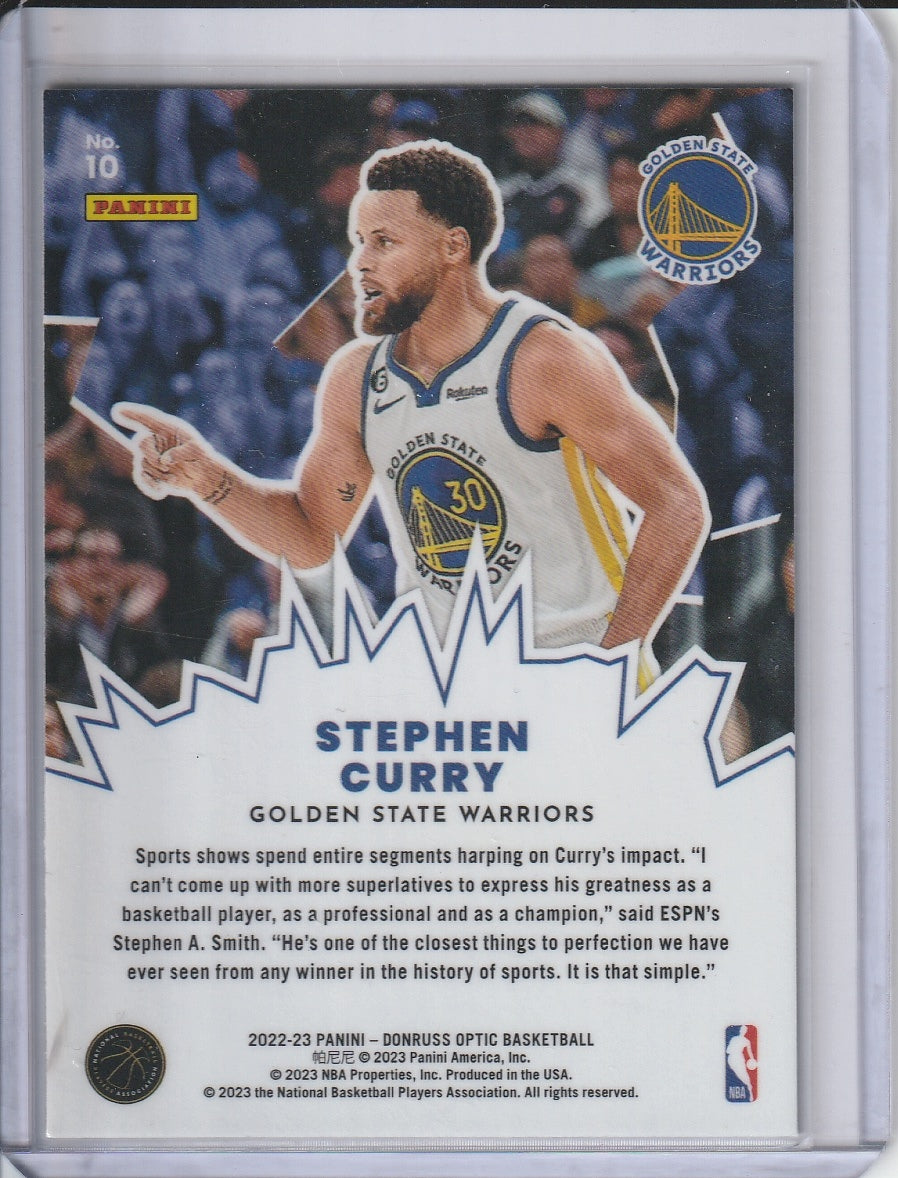 2022-23 Panini Donruss Optic Basketball - Stephen Curry 'My House'