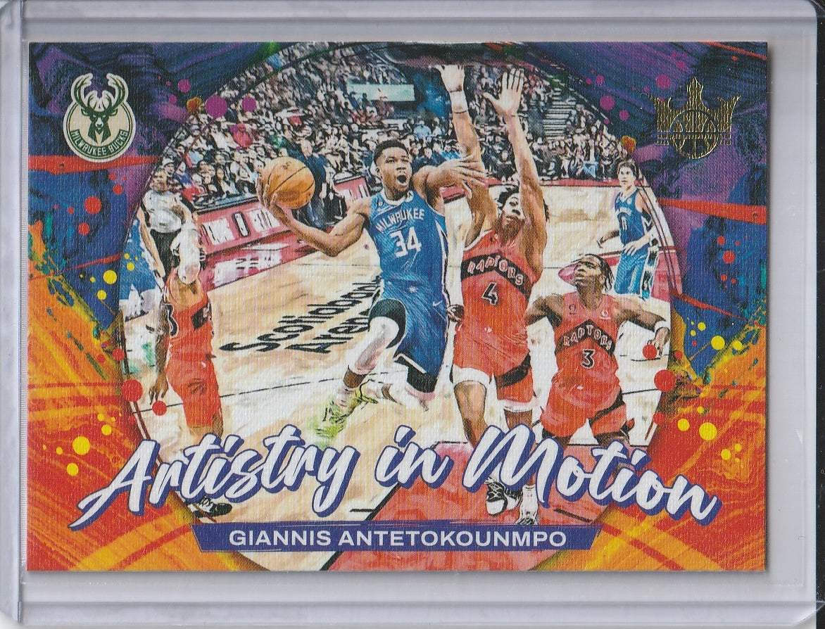 2023-24 Panini Court Kings Basketball - Giannis Antetokounmpo 'Artistry in Motion'