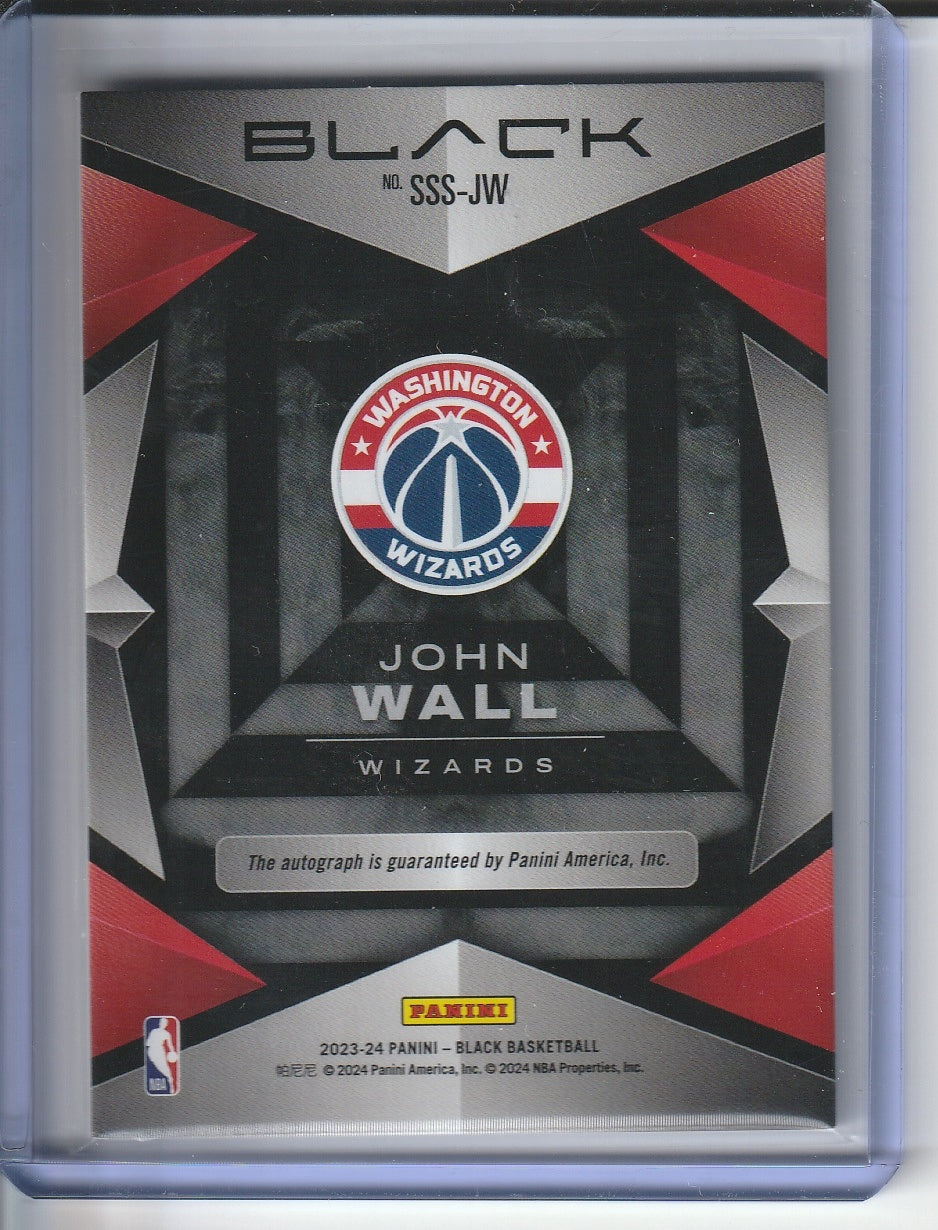 2023-24 Panini Black Basketball - John Wall 'Smoke Show' Autograph /35