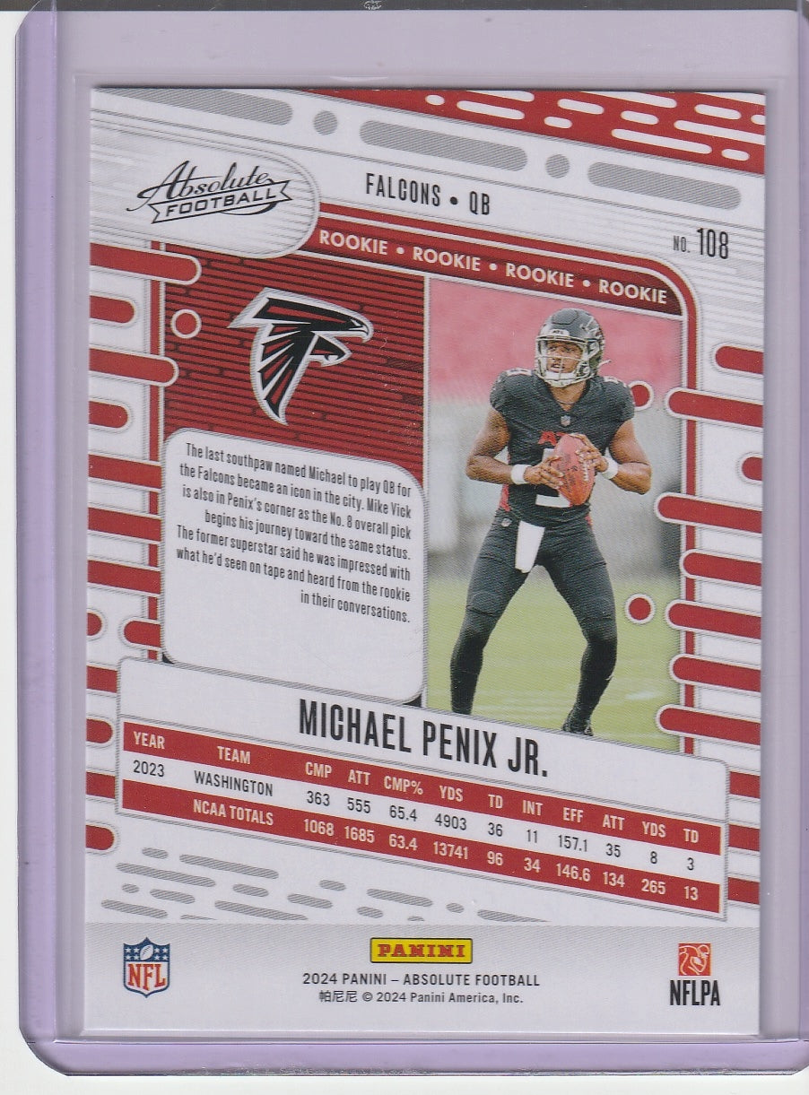 2024 Panini Absolute Football - Michael Penix Jr