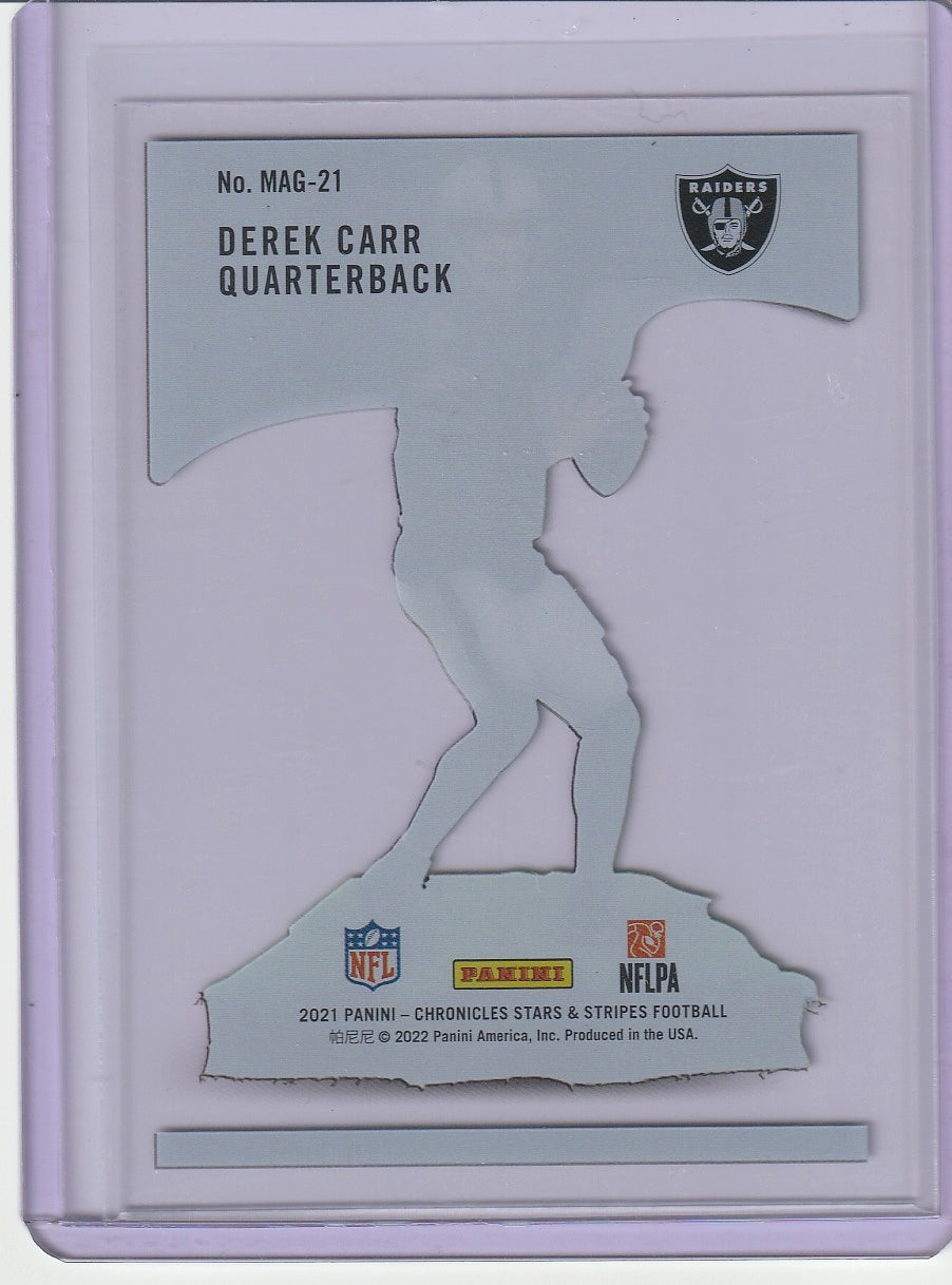 2021 Panini Chronicles Stars and Stripes Football - Derek Carr 'Magnitude'