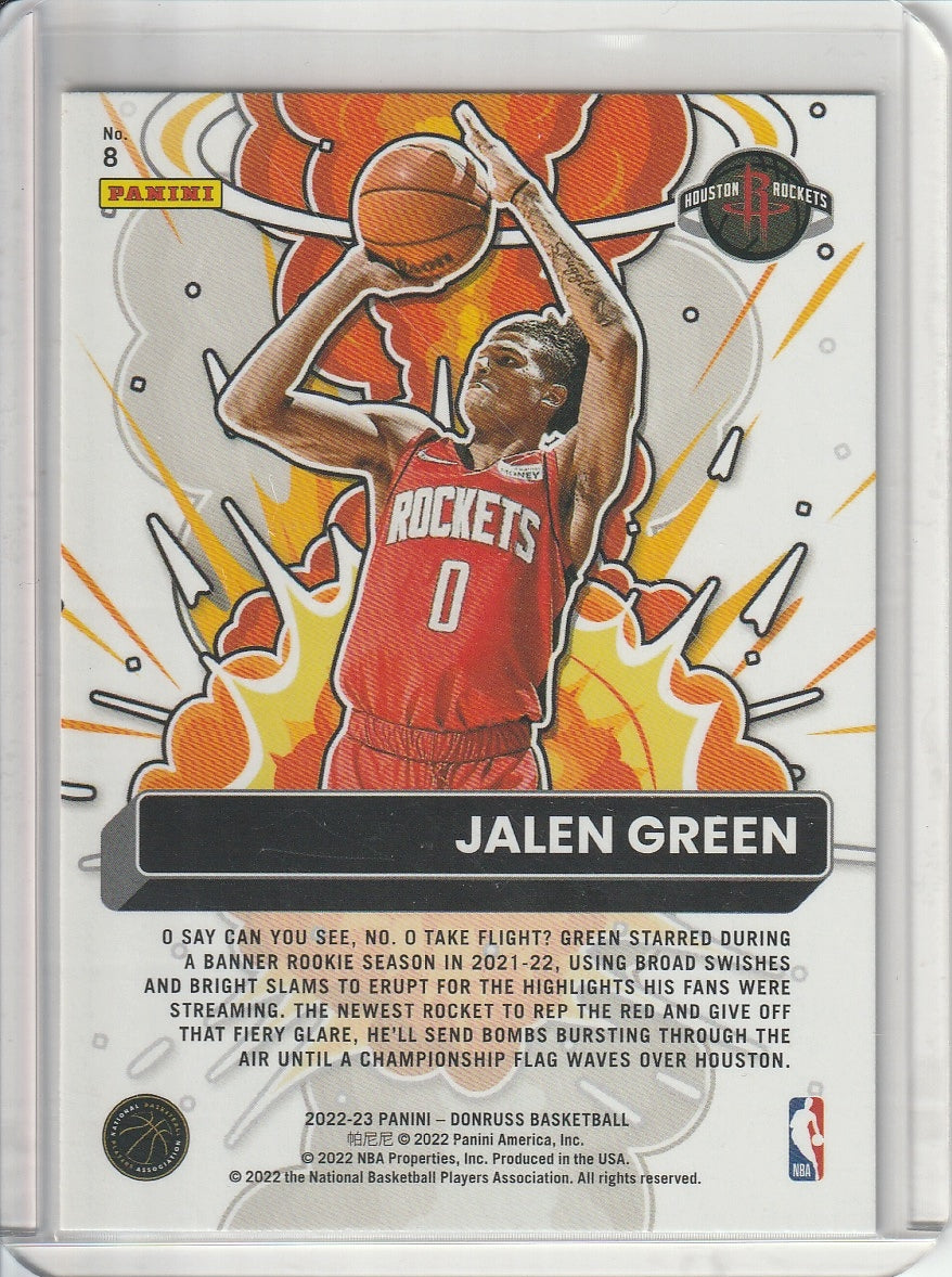 2022-23 Panini Donruss Basketball - Jalen Green 'Bomb Squad'