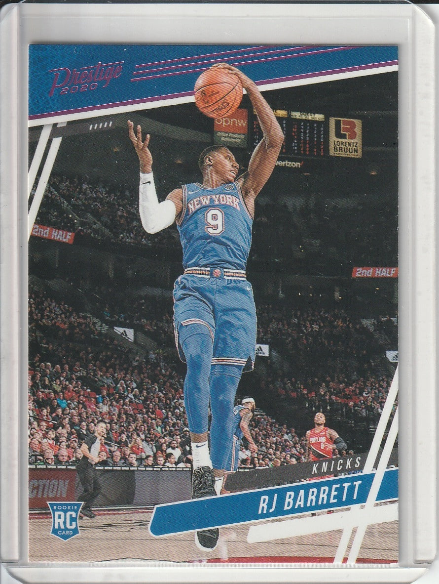2019-20 Panini Chronicles Prestige Basketball - RJ Barrett 'Pink' RC Rookie