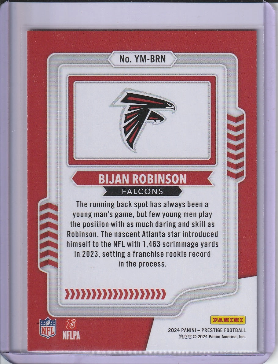 2024 Panini Prestige Football - Bijan Robinson 'Youth Movement'