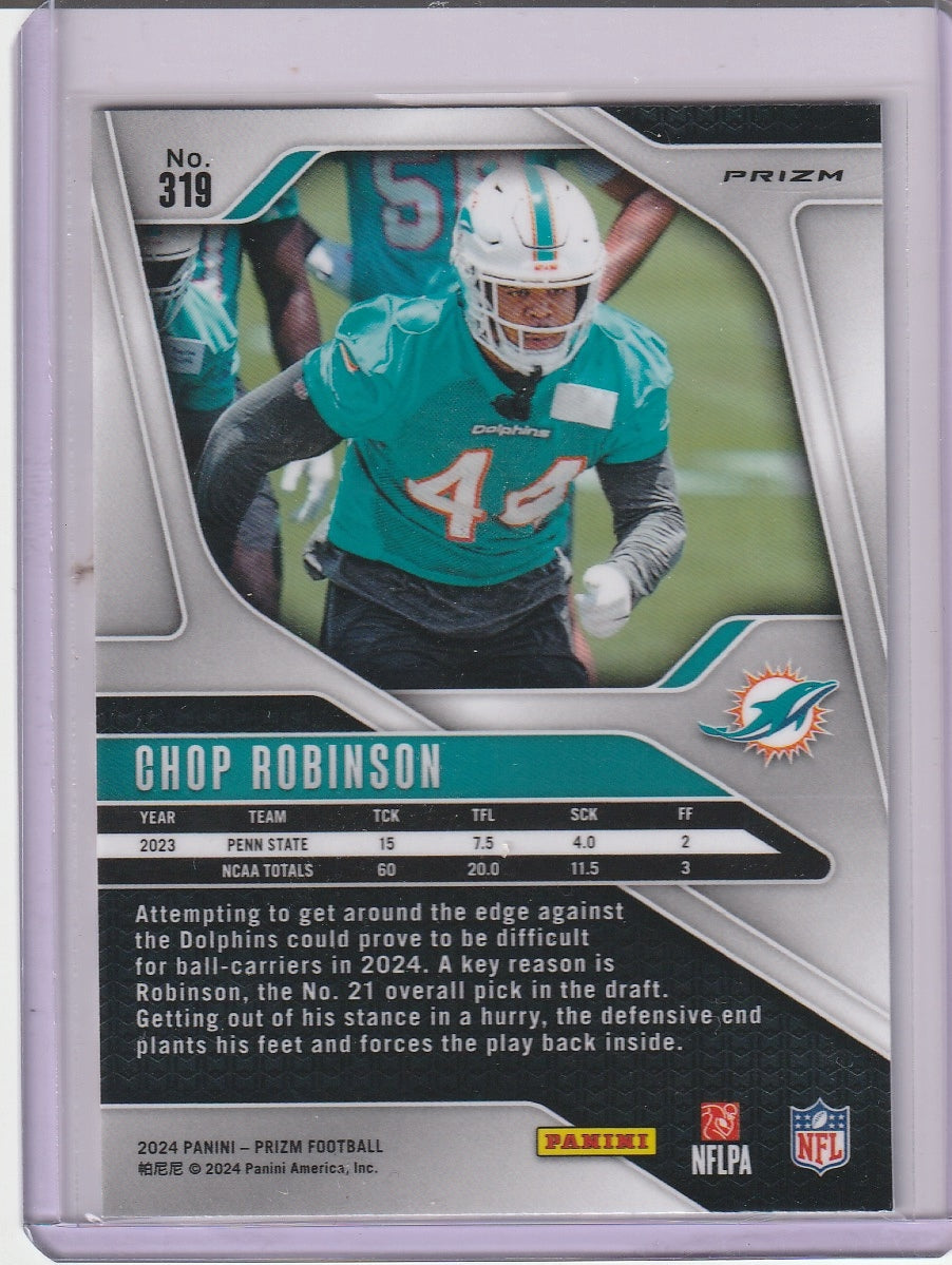 2024 Panini Prizm Football - Chop Robinson 'Red, White, Blue' RC Rookie