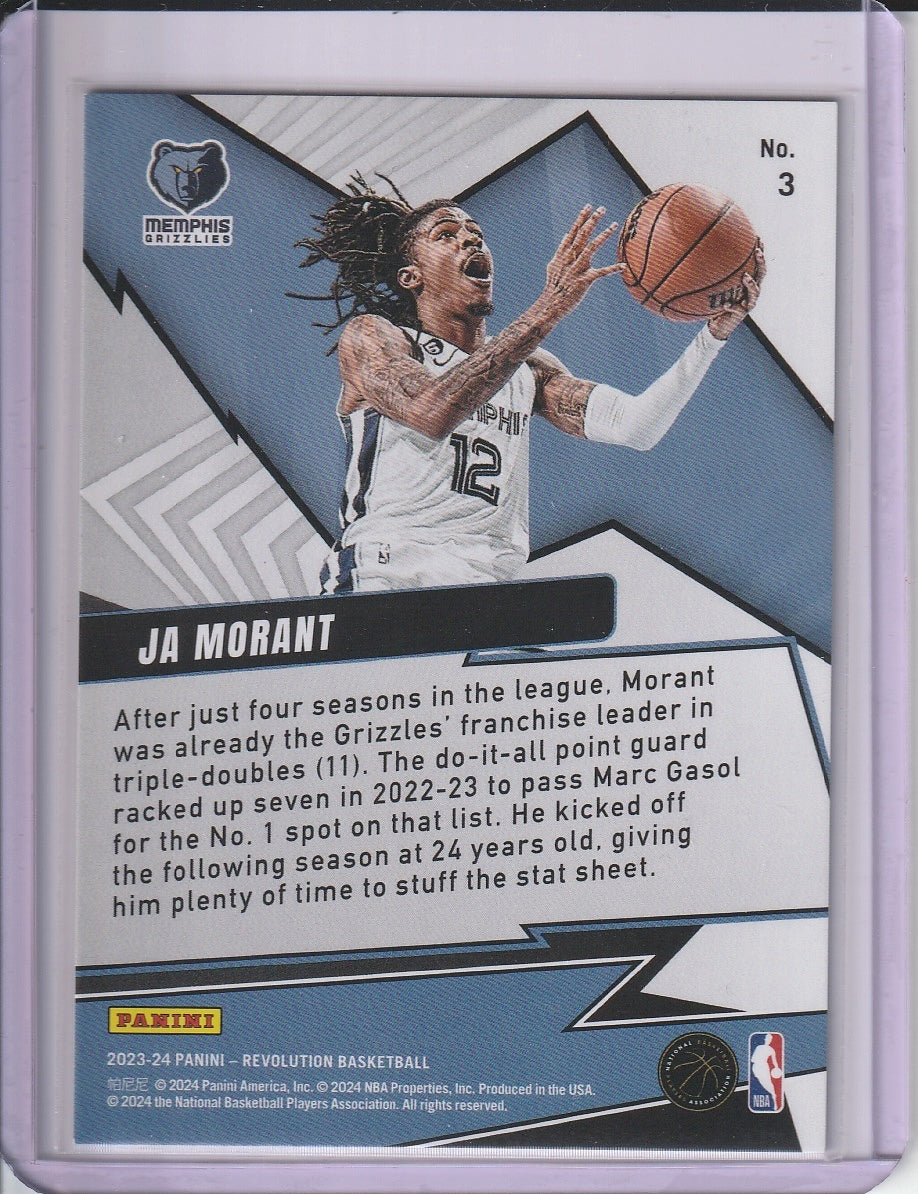2023-24 Panini Revolution Basketball - Ja Morant 'Shock Wave'