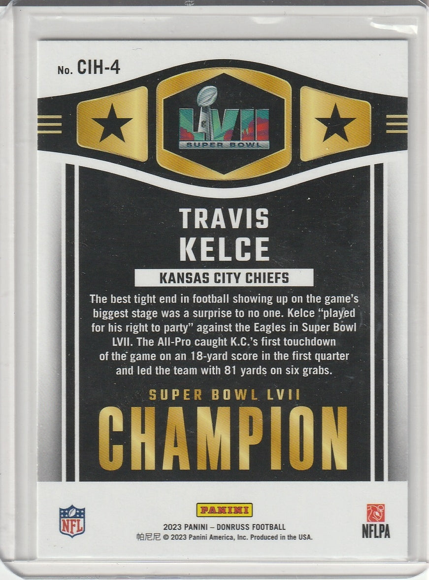 2023 Panini Donruss Football - Travis Kelce 'Champ is Here'