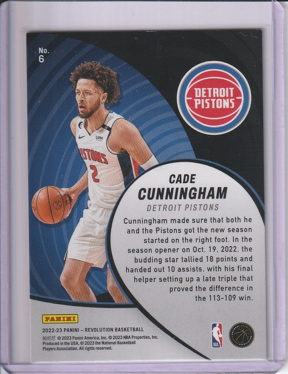2022-23 Panini Revolution Basketball - Cade Cunningham 'Vortex'