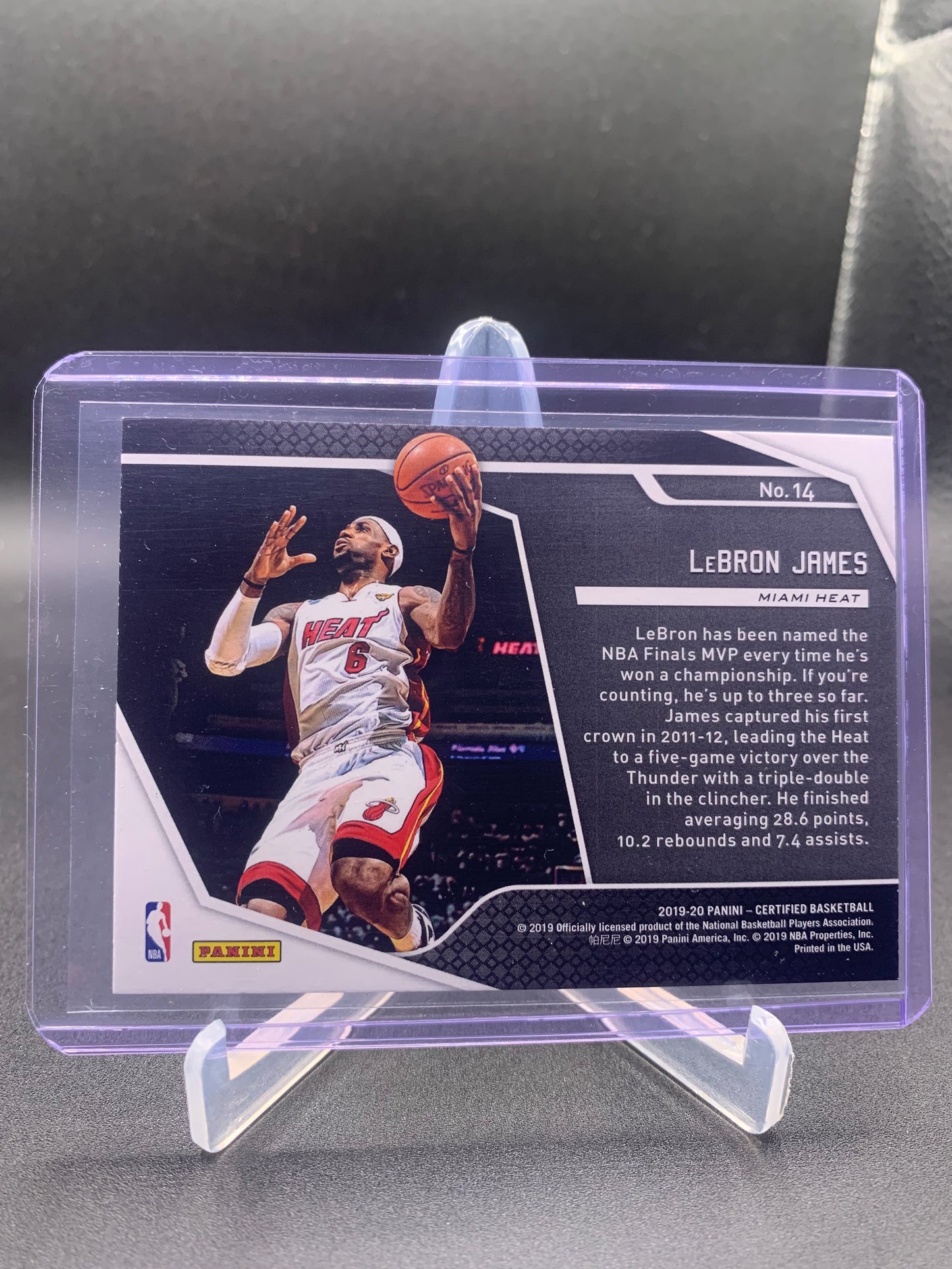 2019-20 Panini Certified Basketball - LeBron James ‘Raise the Banner’ Holo