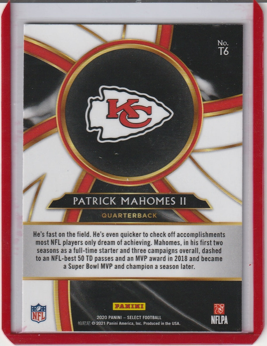 2020 Panini Select Football - Patrick Mahomes II 'Turbocharged'