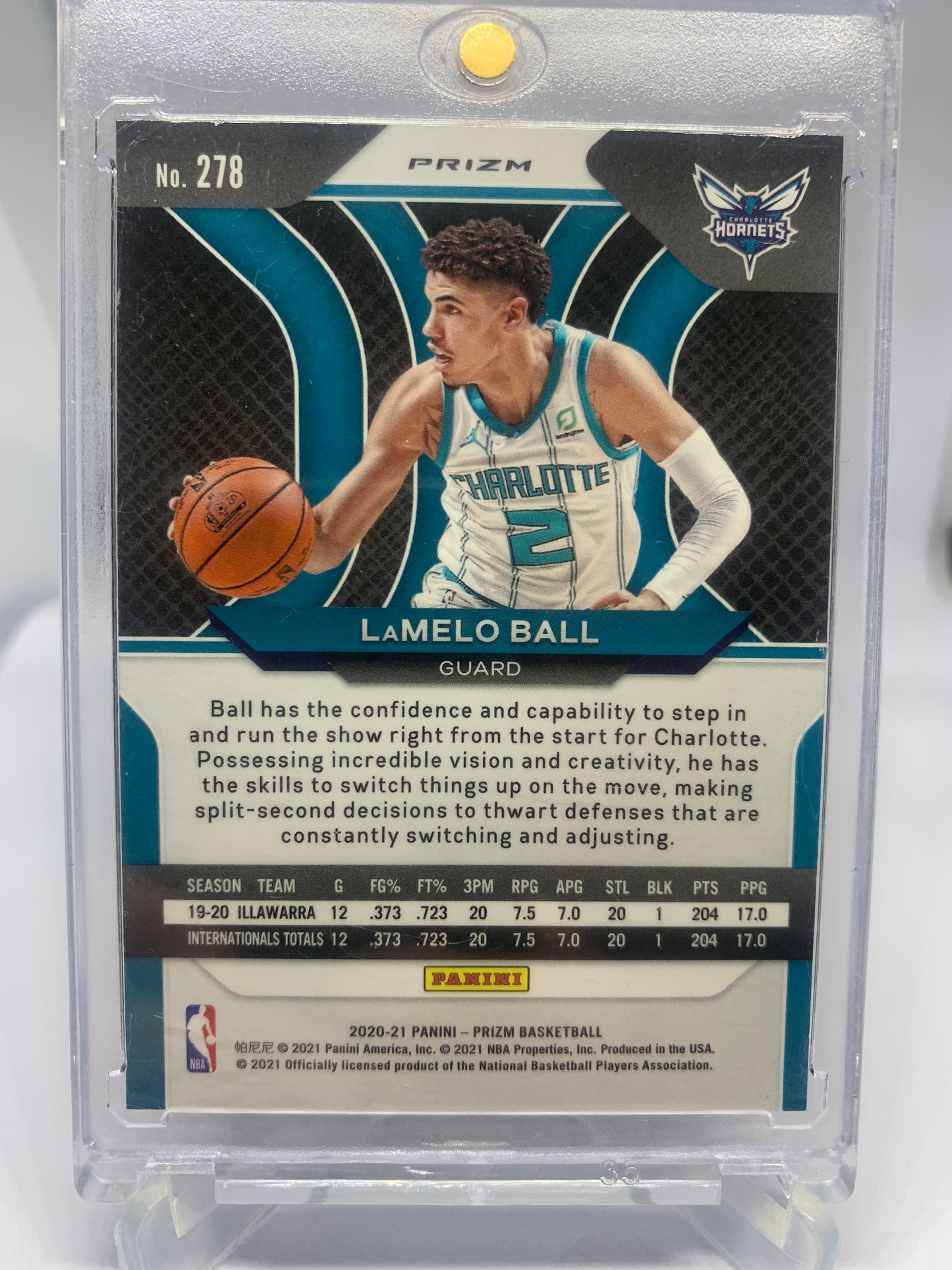 2020-21 Panini Prizm Basketball - LaMelo Ball ‘Silver Prizm’ RC Rookie Holo