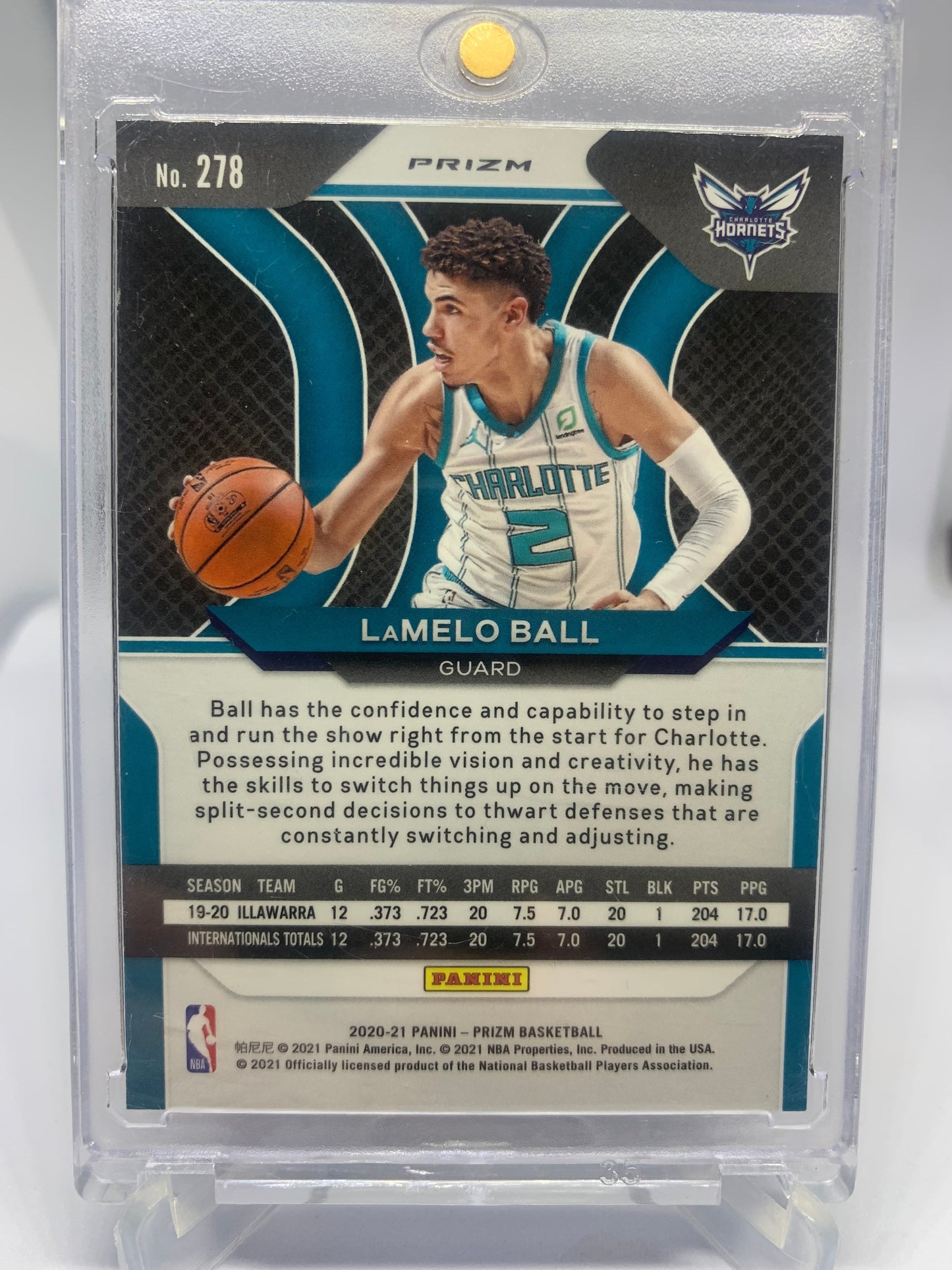 2020-21 Panini Prizm Basketball - LaMelo Ball ‘Silver Prizm’ RC Rookie Holo