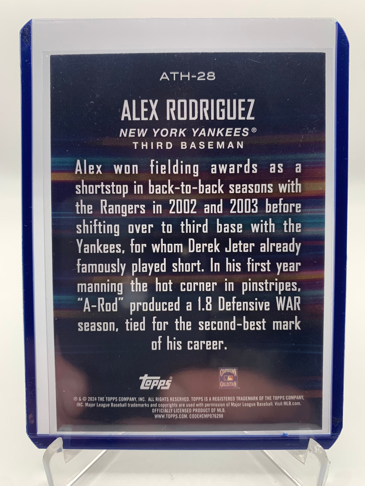 2024 Topps MLB - Alex Rodriguez ‘Around the Horn’