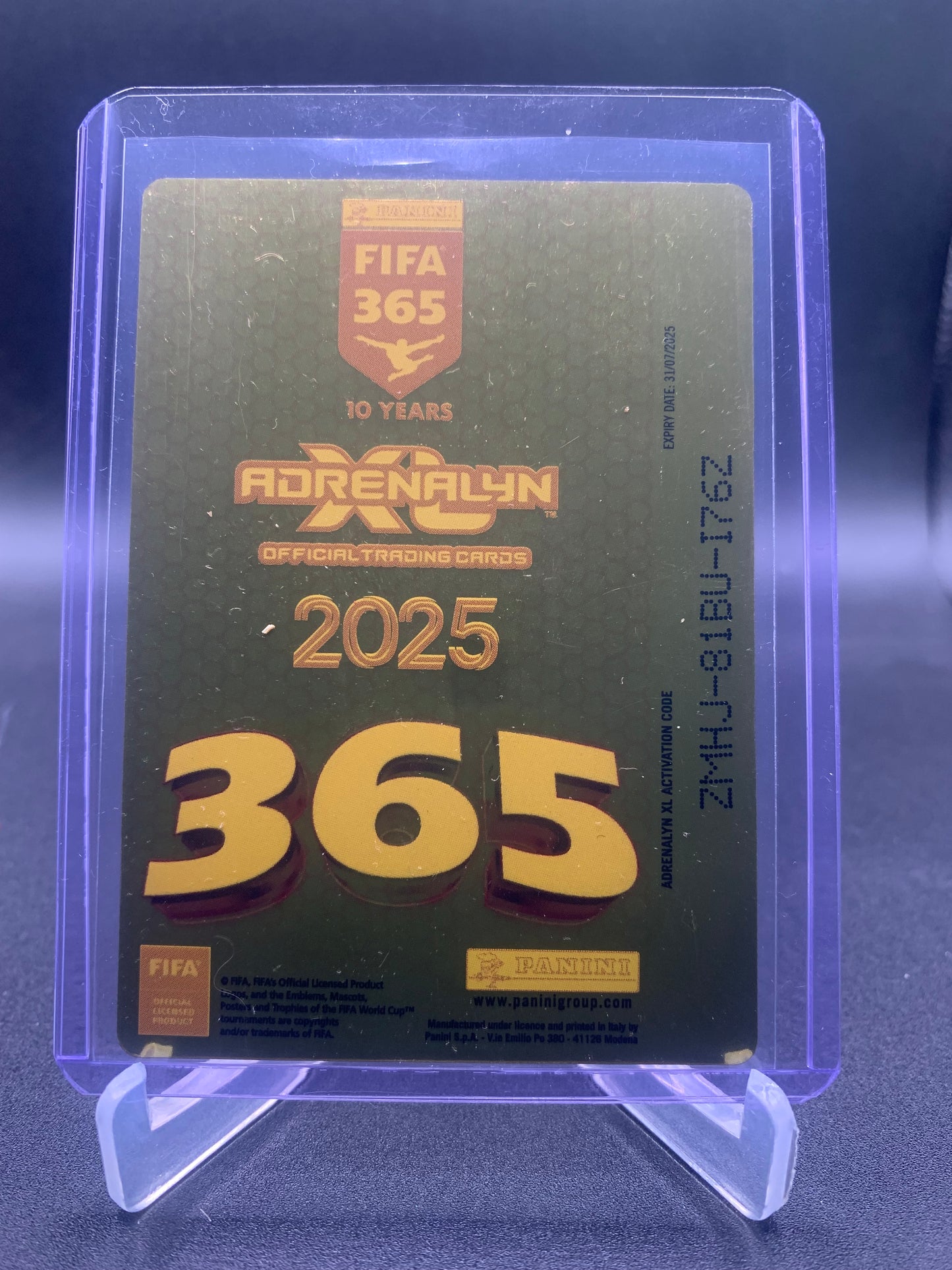 2025 Panini Adrenalin XL Soccer - Erling Haaland ‘Golden Baller’