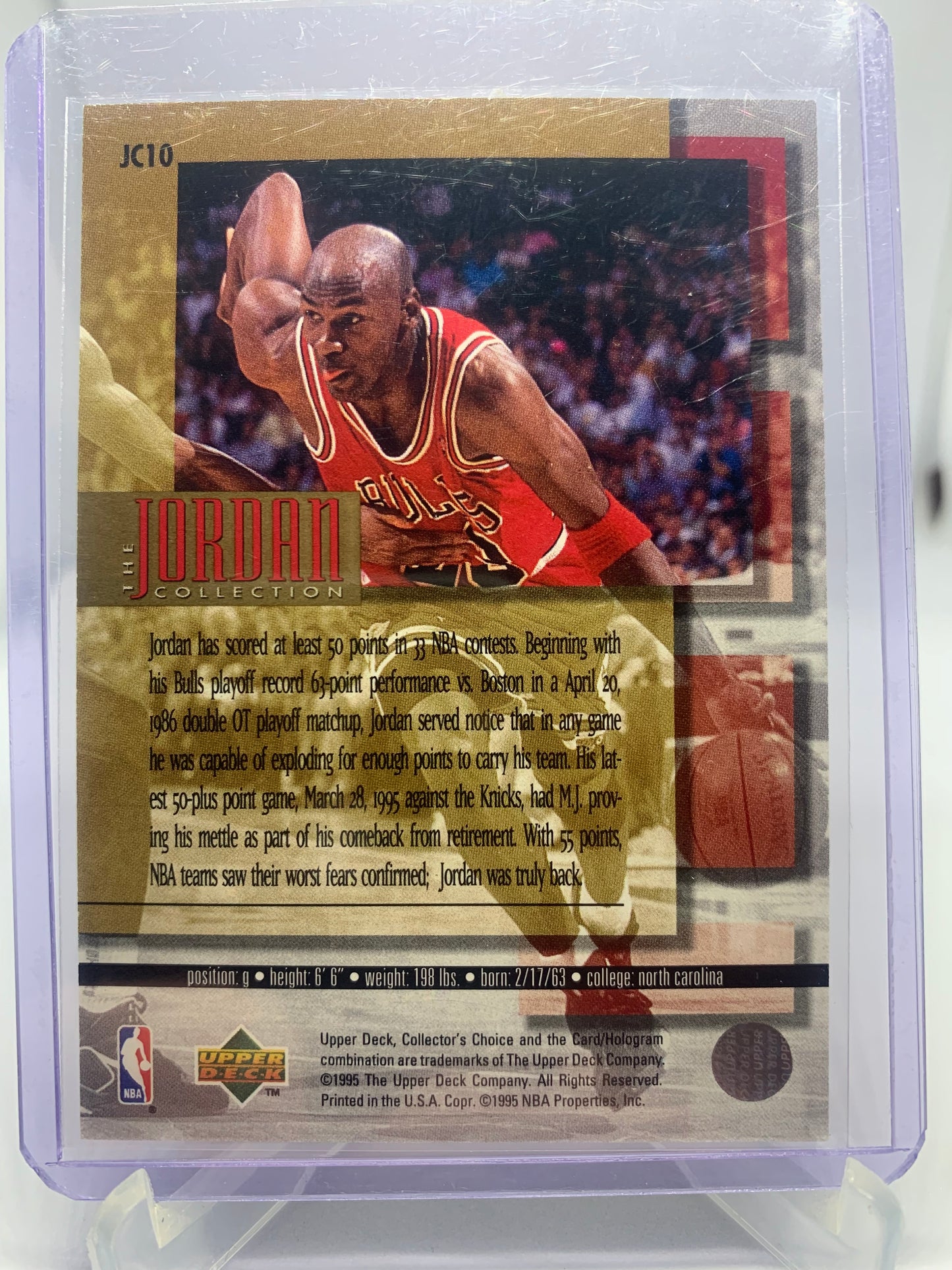 1995-96 Upper Deck - Michael Jordan ‘The Jordan Collection’