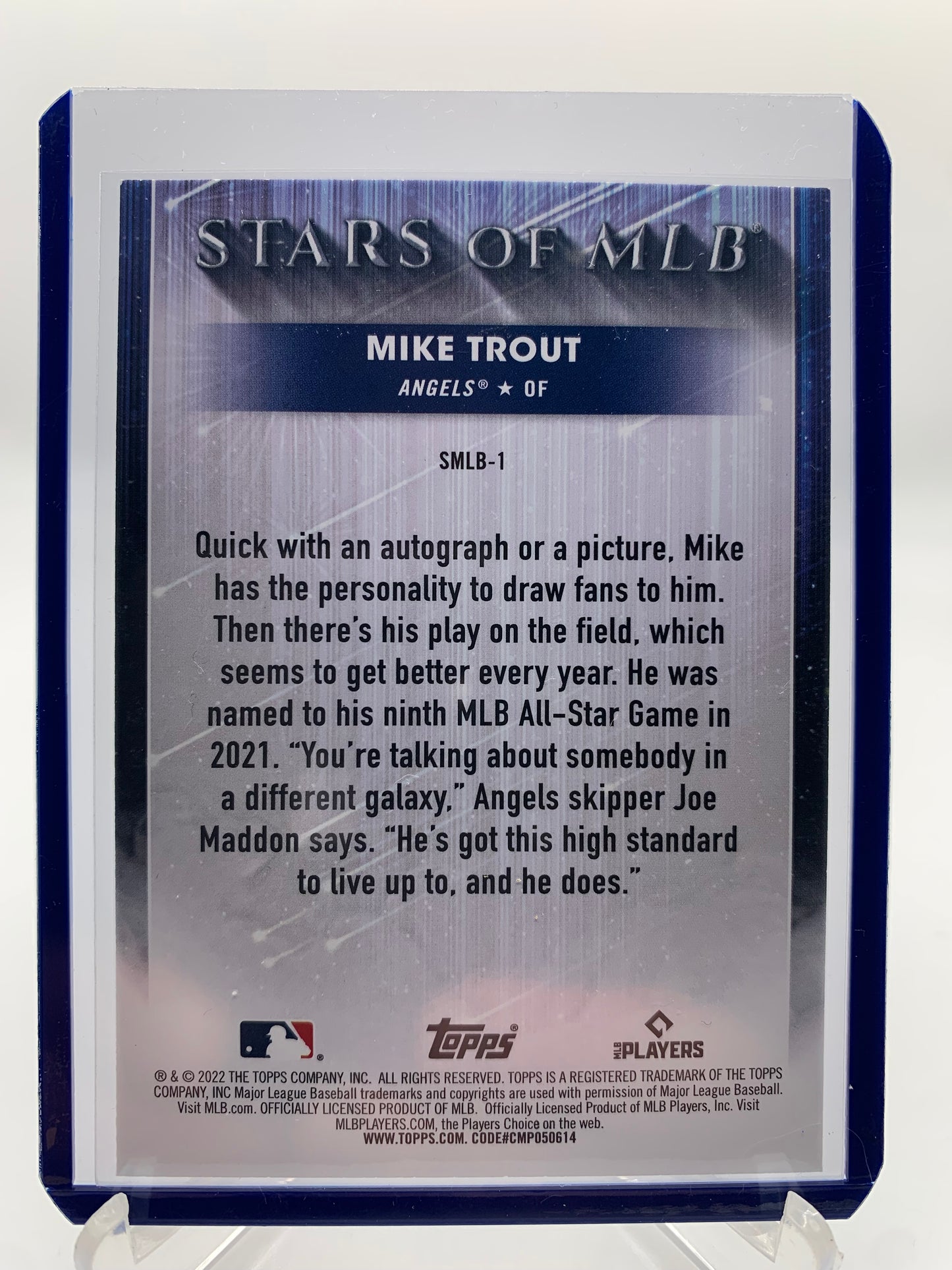 2022 Topps MLB - Mike Trout ‘Stars of MLB’