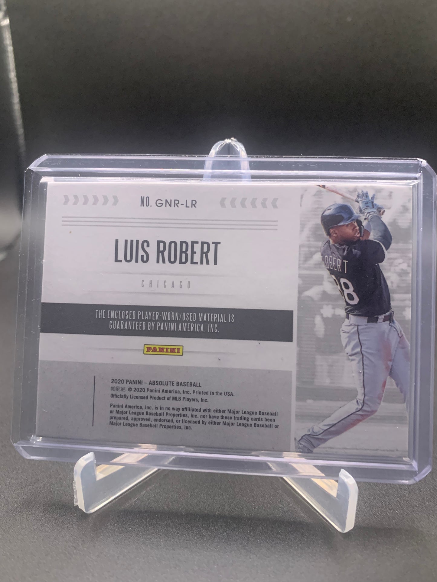 2020 Panini Absolute Baseball - Luis Robert ‘Grip It n Rip It’ Patch /25