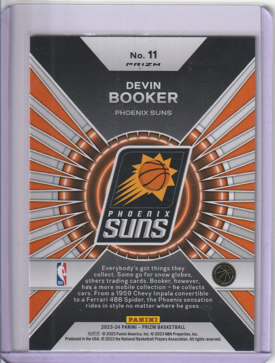 2023-24 Panini Prizm Basketball - Devin Booker 'Dominance' Silver Holo