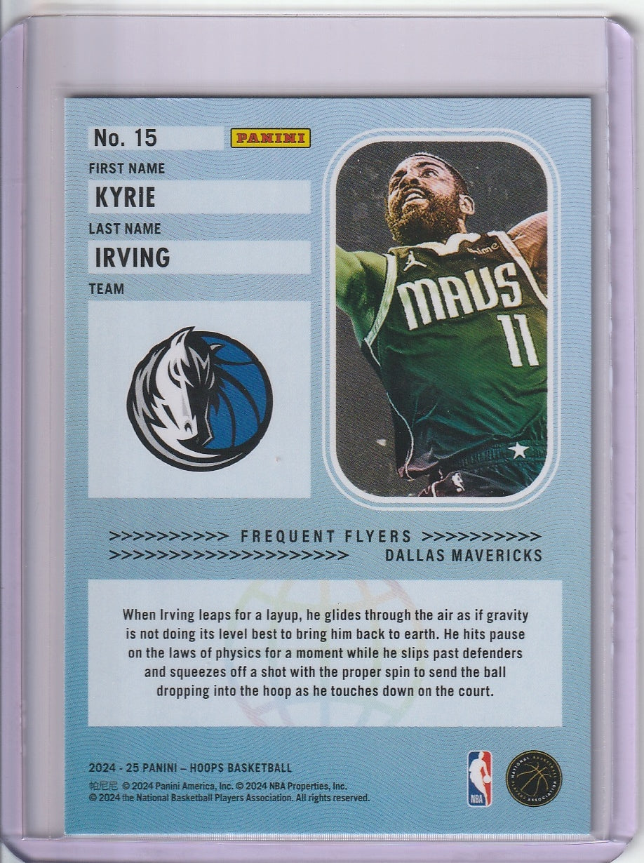 2024-25 Panini Hoops Basketball - Kyrie Irving 'Frequent Flyers' Holo