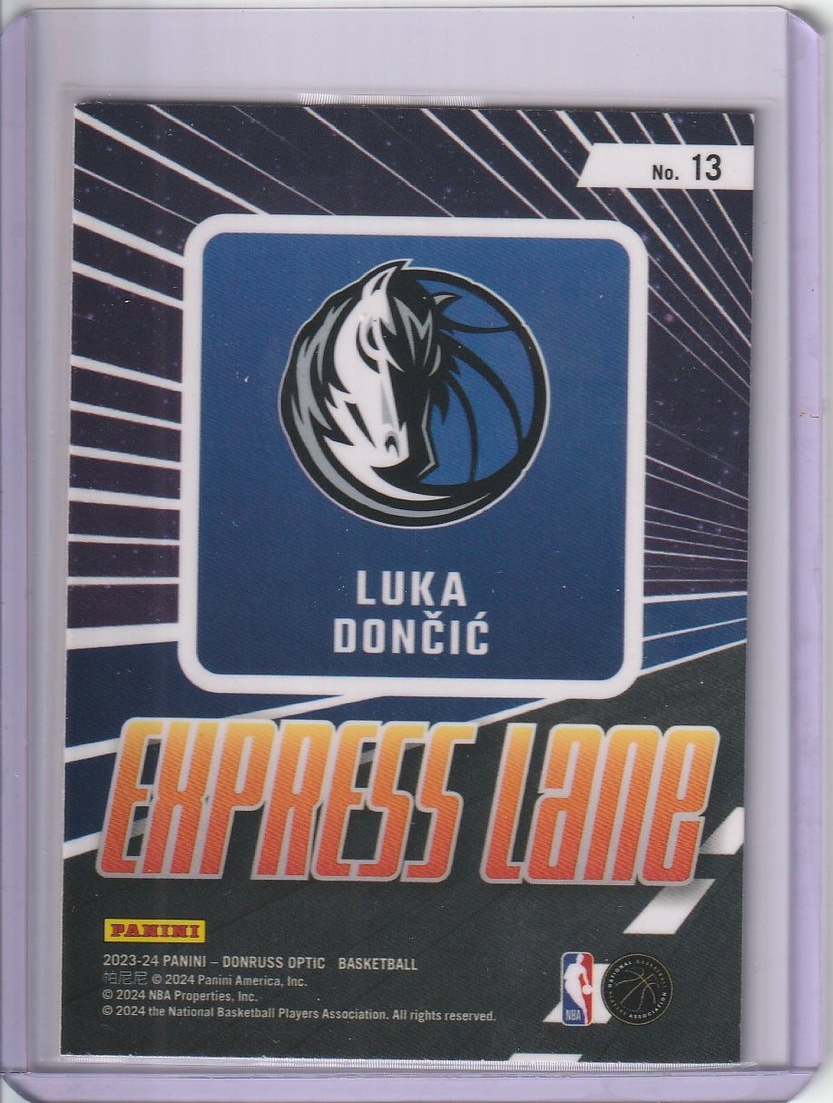 2023-24 Panini Donruss Optic Basketball - Luka Doncic 'Express Lane'