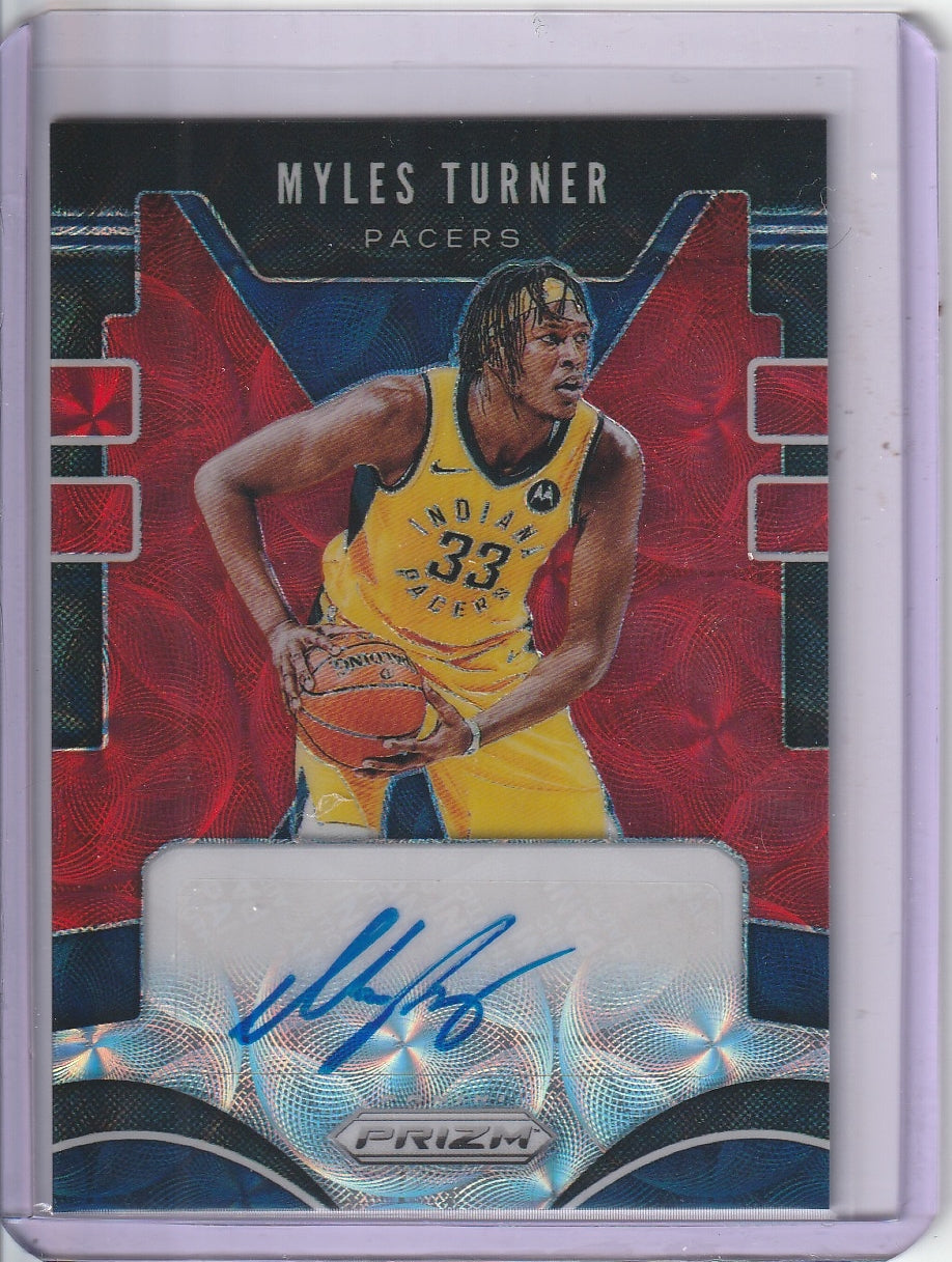 2019-20 Panini Prizm Basketball - Myles Turner 'Choice Signatures' Autograph