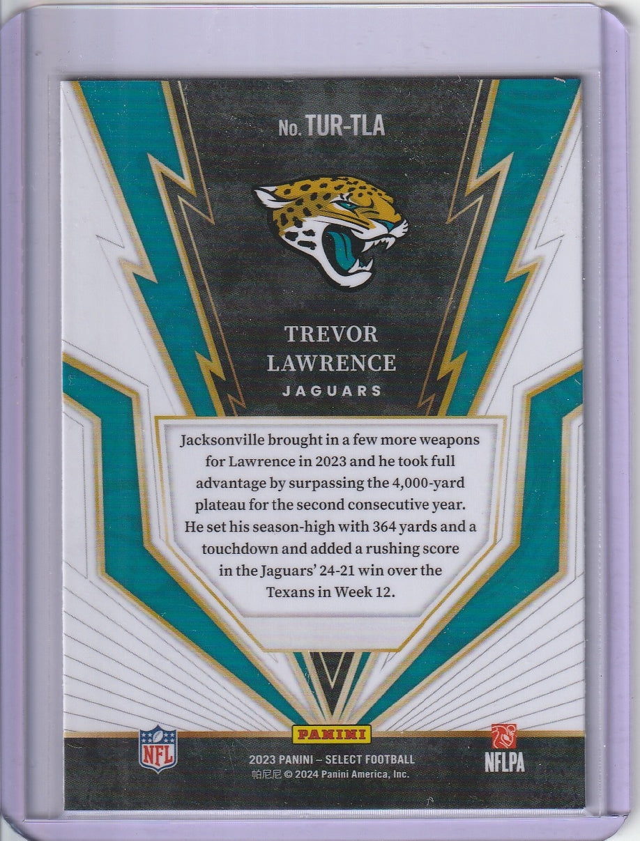 2023 Panini Select Football - Trevor Lawrence 'TurboCharged'