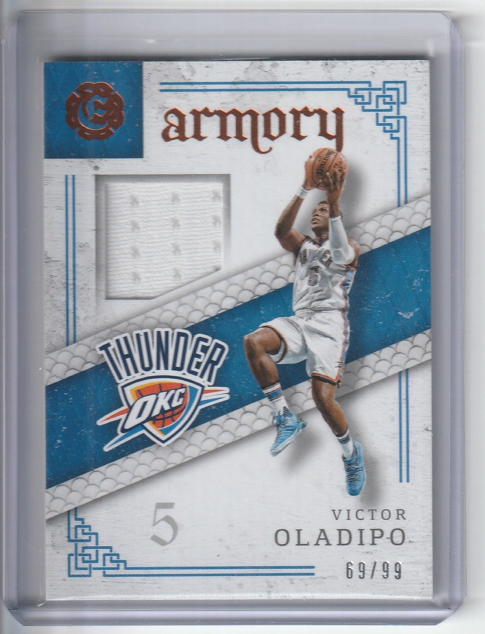 2016-17 Panini Excalibur Basketball - Victor Oladipo 'Armory' /99 *Game Worn*