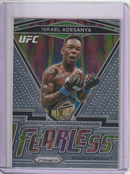2021 Panini Prizm UFC - Israel Adesanya 'Fearless'