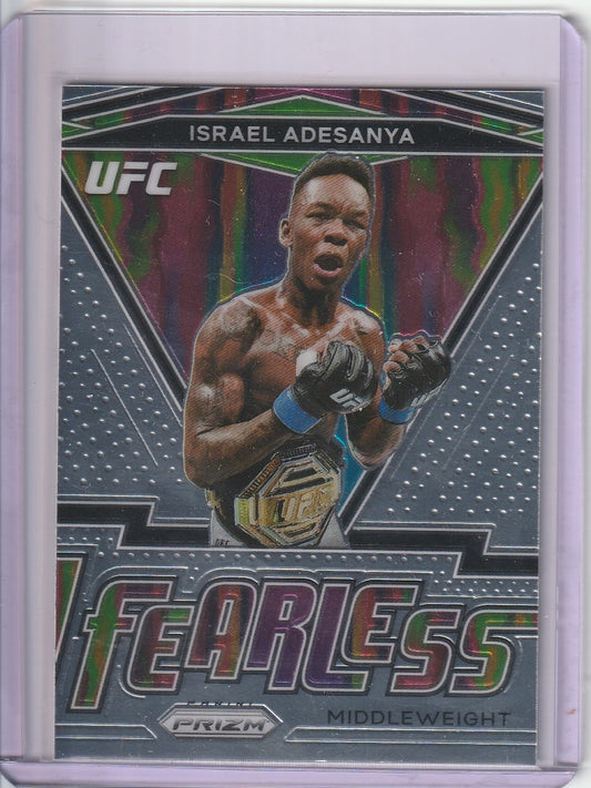 2021 Panini Prizm UFC - Israel Adesanya 'Fearless'