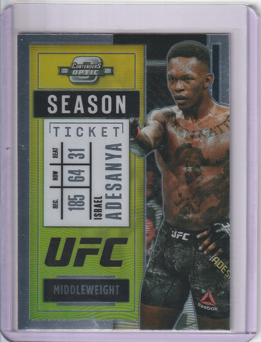 2021 Panini Chronicles Contenders Optic UFC - Israel Adesanya