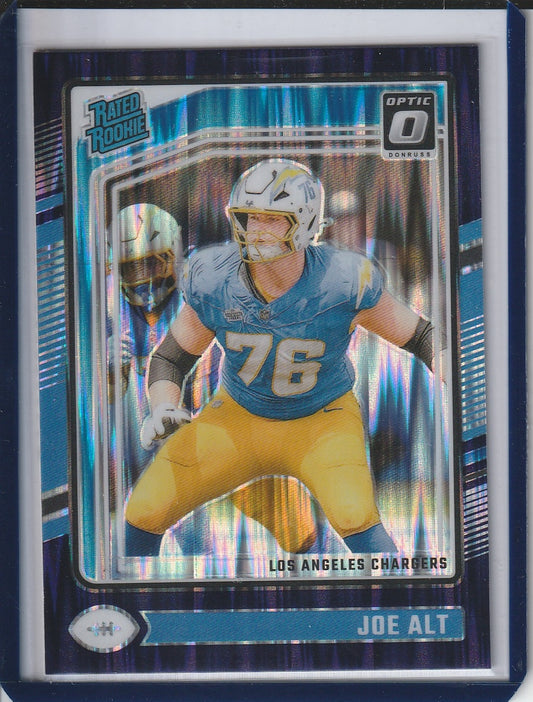 2024 Panini Donruss Optic Football - Joe Alt 'Rated Rookie Flash' RC Prizm