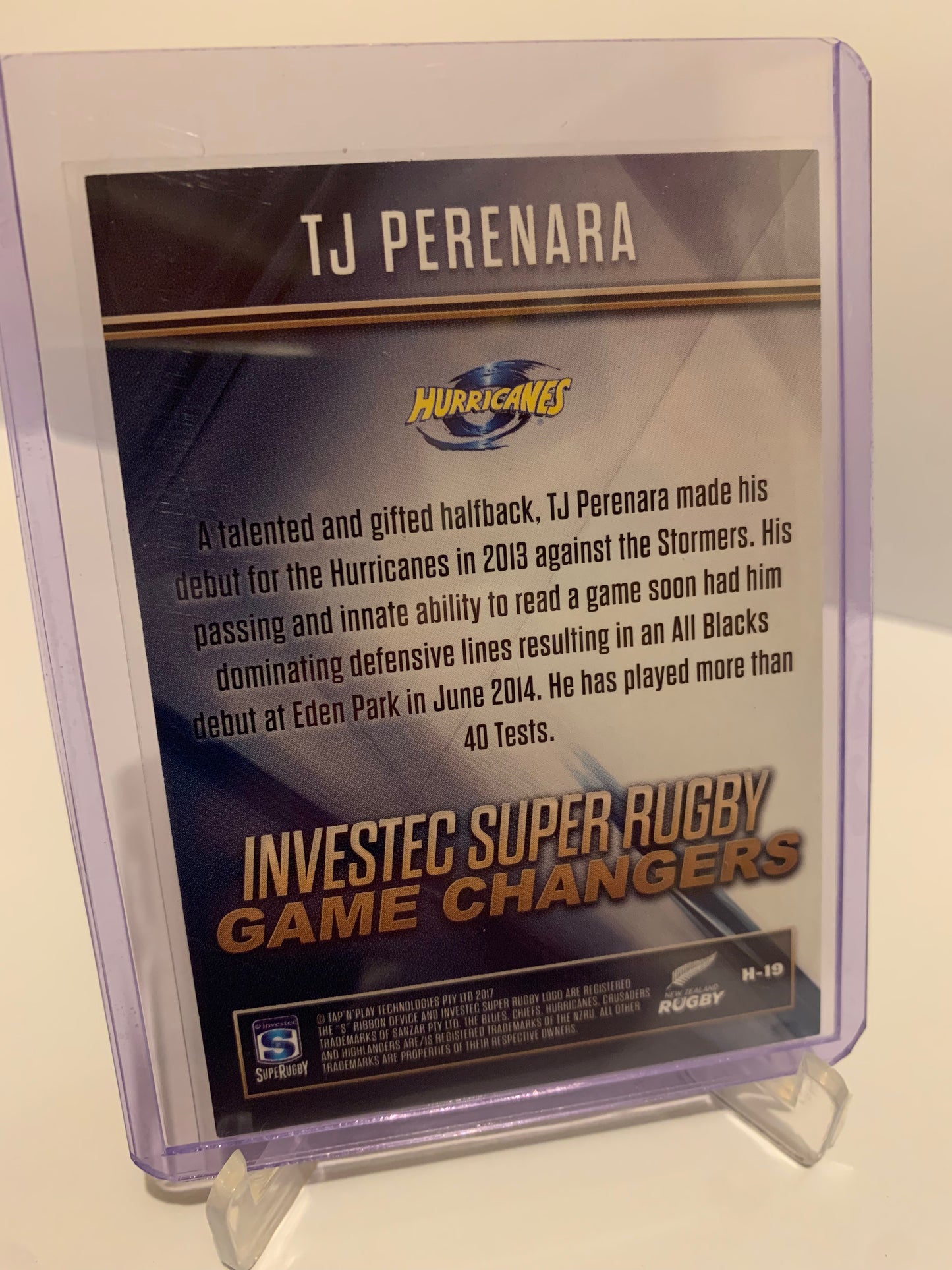 2017 Tap 'n Play Rugby - TJ Perenara 'Game Changers'