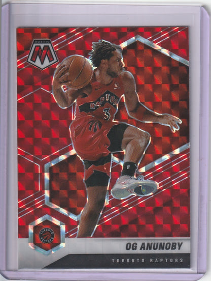 2020-21 Panini Mosaic Basketball - OG Anunoby 'Red Prizm' *Colour Match*