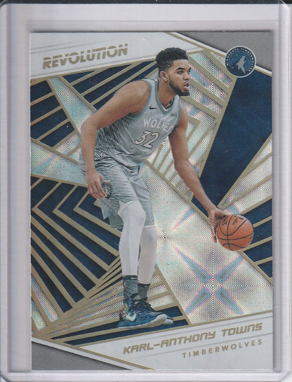 2018-19 Panini Revolution Basketball - Karl-Anthony Towns 'Galactic' SSP