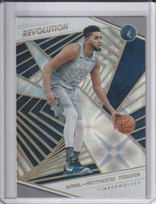 2018-19 Panini Revolution Basketball - Karl-Anthony Towns 'Galactic' SSP