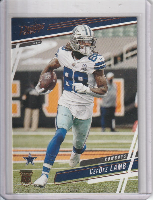 2020 Panini Chronicles Prestige Football - CeeDee Lamb 'Bronze' RC Rookie