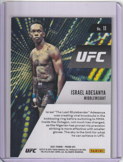 2021 Panini Prizm UFC - Israel Adesanya 'Instant Impact'
