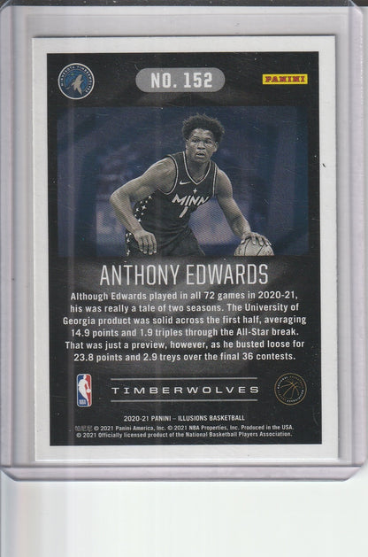 2020-21 Panini Illusions Basketball - Anthony Edwards RC Rookie