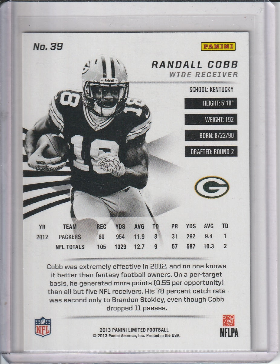 2013 Panini Limited Football - Randall Cobb 'Spotlight' /49