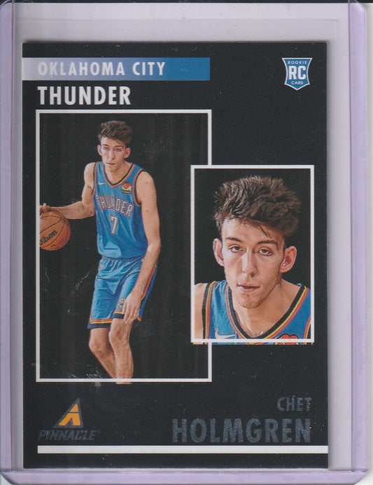 2022-23 Panini Chronicles Pinnacle Basketball - Chet Holmgren RC Rookie