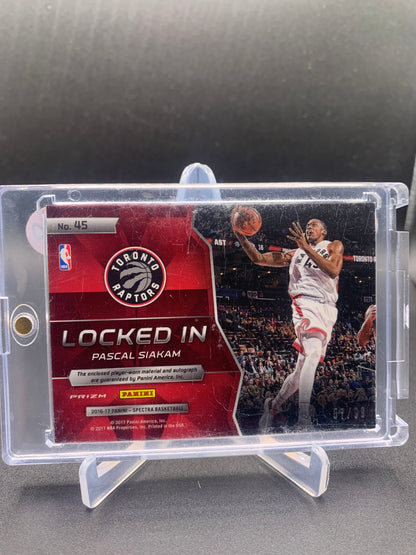 2016-17 Panini Spectra Basketball - Pascal Siakam ‘Locked In’ RC Rookie Patch Auto /99