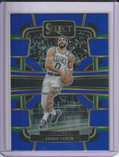 2023-24 Panini Select Basketball - Jayson Tatum 'Silver Prizm' Holo