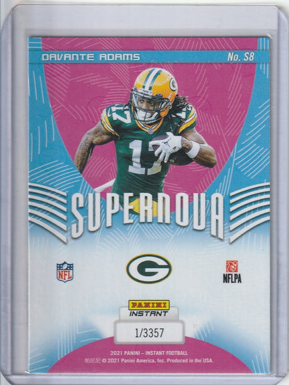 2021 Panini Instant Football - Davante Adams 'Supernova' /3357