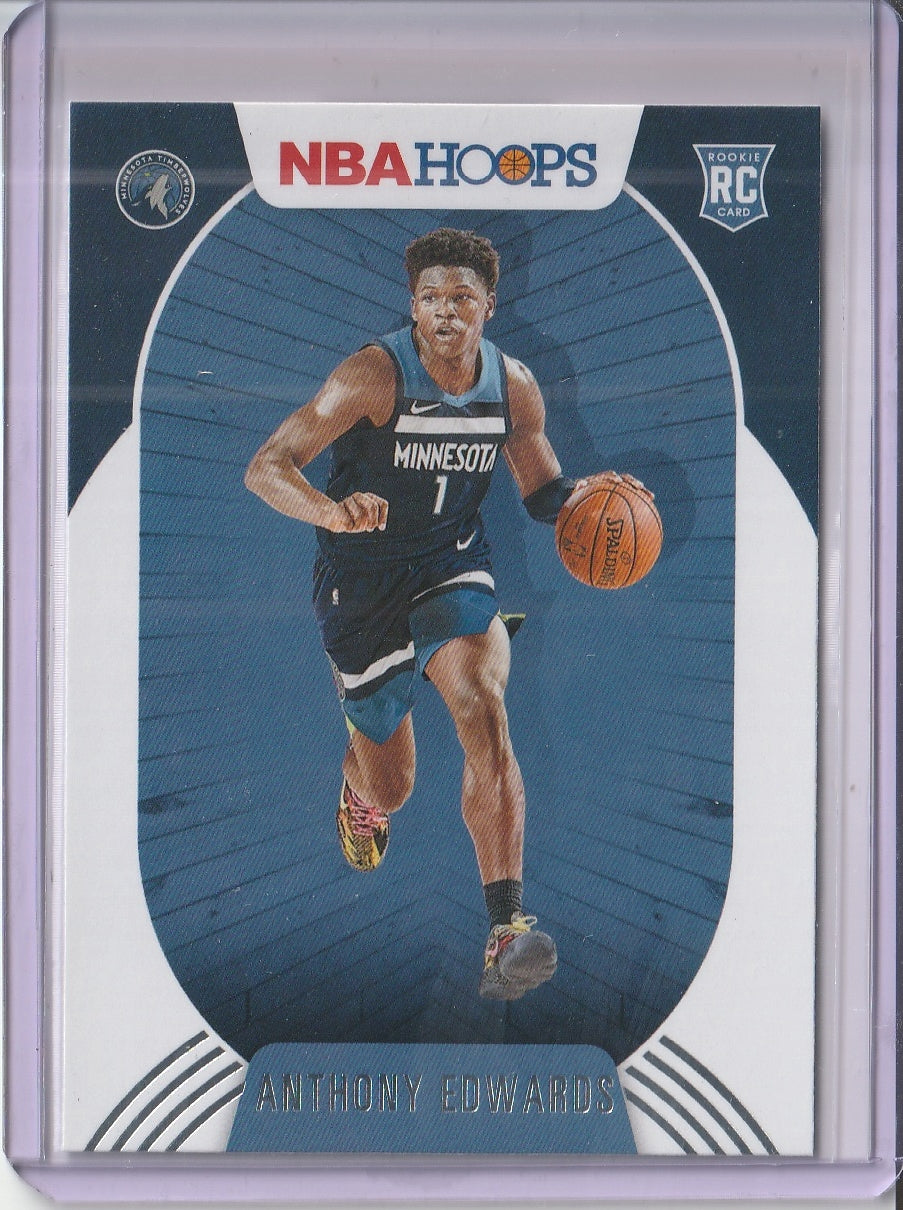 2020-21 Panini Hoops Basketball - Anthony Edwards RC Rookie
